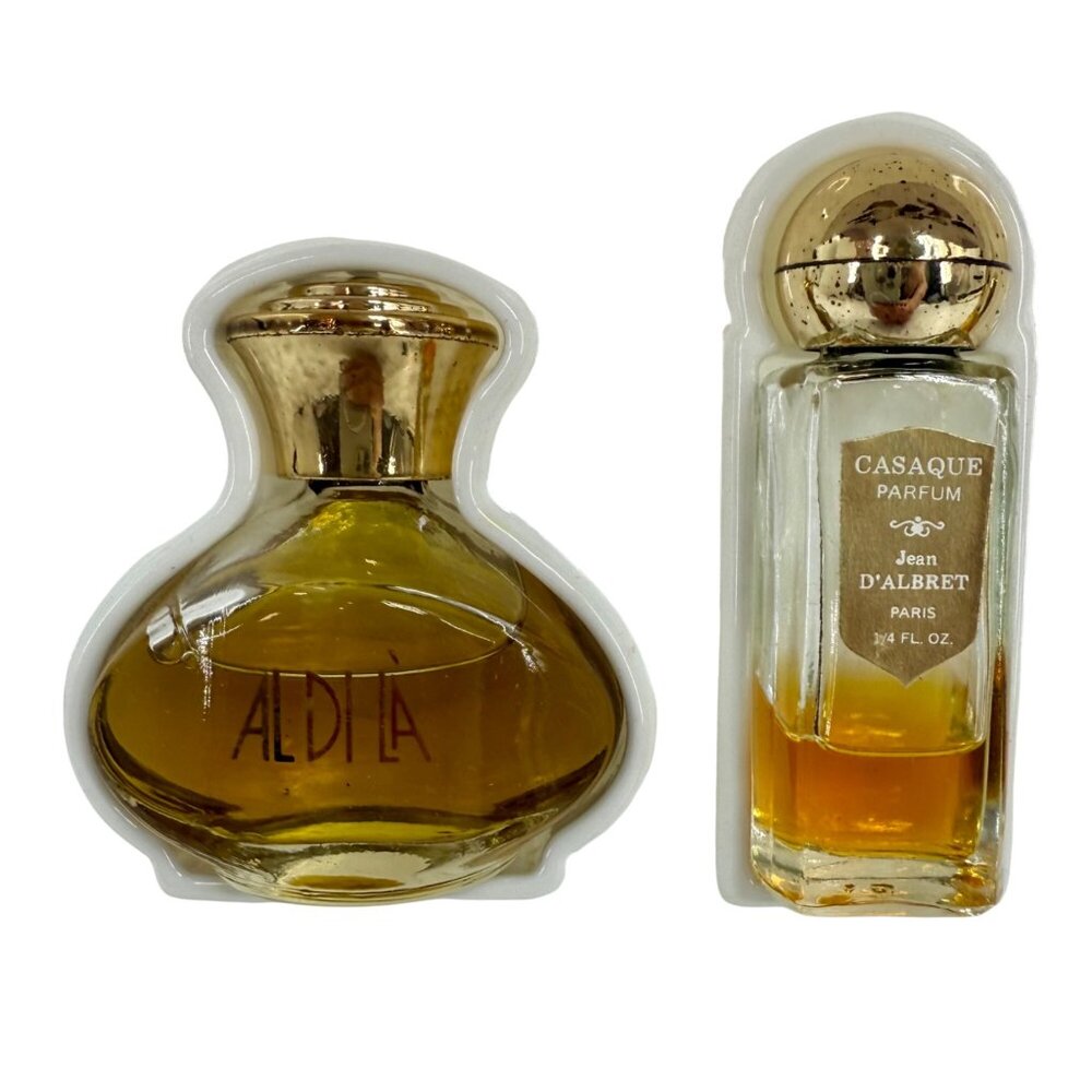 RARE Vintage Printemps 1979 COSMETIQUE's Luxury Designer Mini Perfume Gift Set - Picture 8 of 16